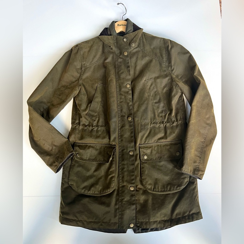 BARBOUR Waxed Parka US sz 8